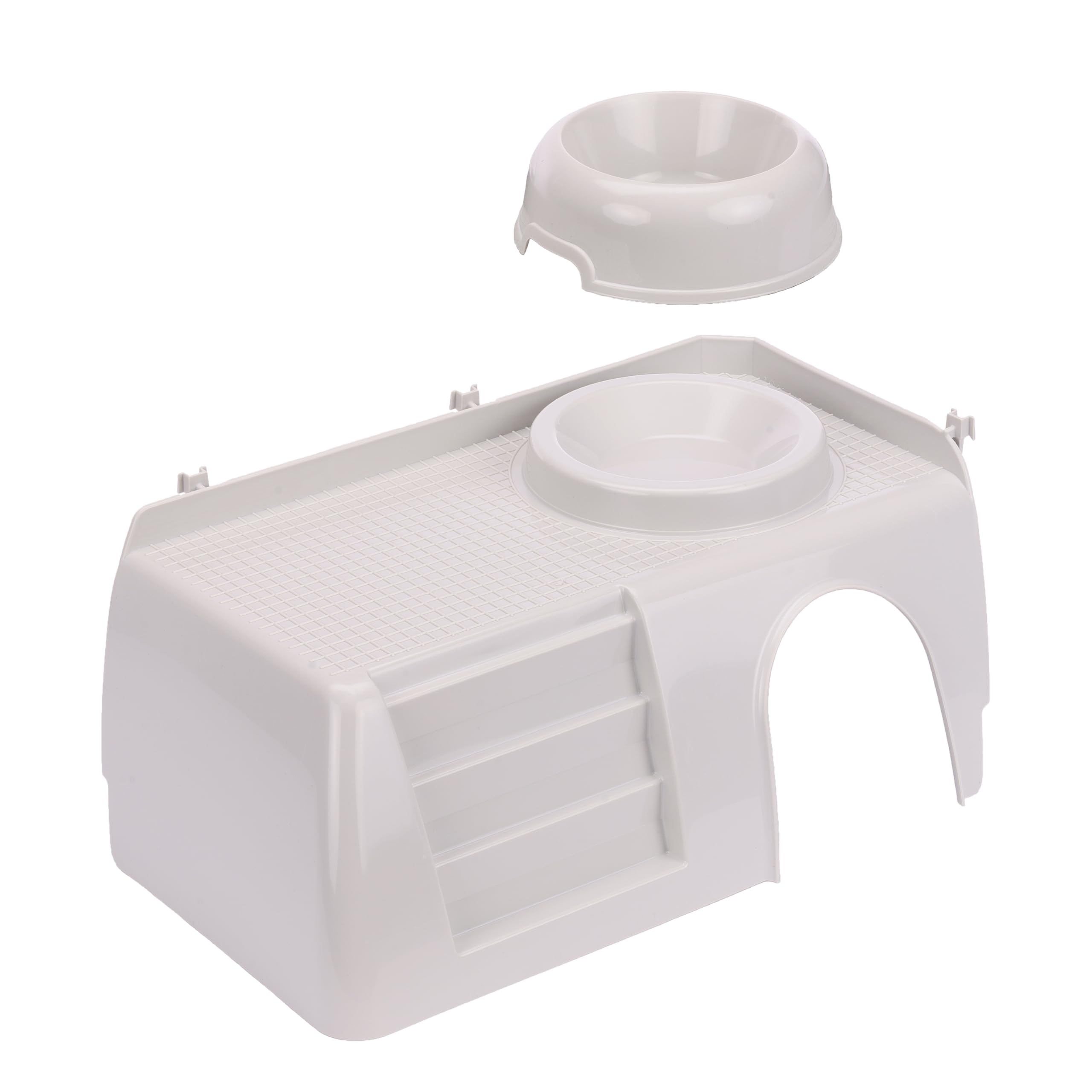 ferplast-pub-3253-maisonnette-en-plastique-pour-lapins-et-cochons-d-inde-42x25x1 image 3