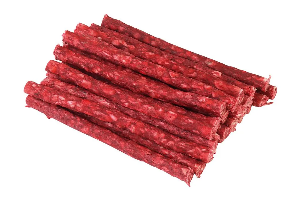 kerbl-pet-cigarillos-m-cher-rouges-b-uf-12-5-cm-25-pi-ces image 1