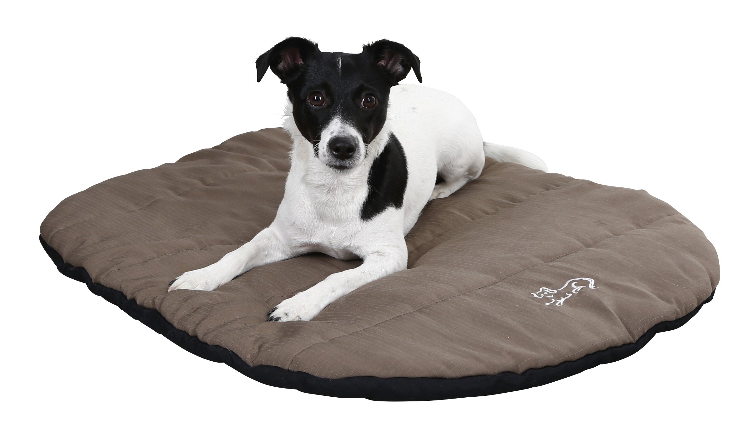 kerbl-pet-coussin-traveler-85x65cm-taupe-enroulable-avec-housse image 2