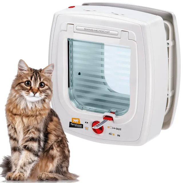 ferplast-swing-microchip-chati-re-puce-lectronique-4-voies-blanche image 1