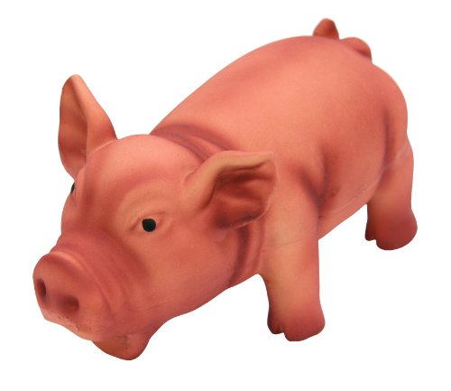 kerbl-jouet-cochon-en-latex-15-cm-couleurs-assorties-jouet-qui-couine-pour-chien image 2