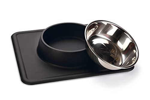karlie-dex-gamelle-silicone-et-inox-noire-350-ml image 7