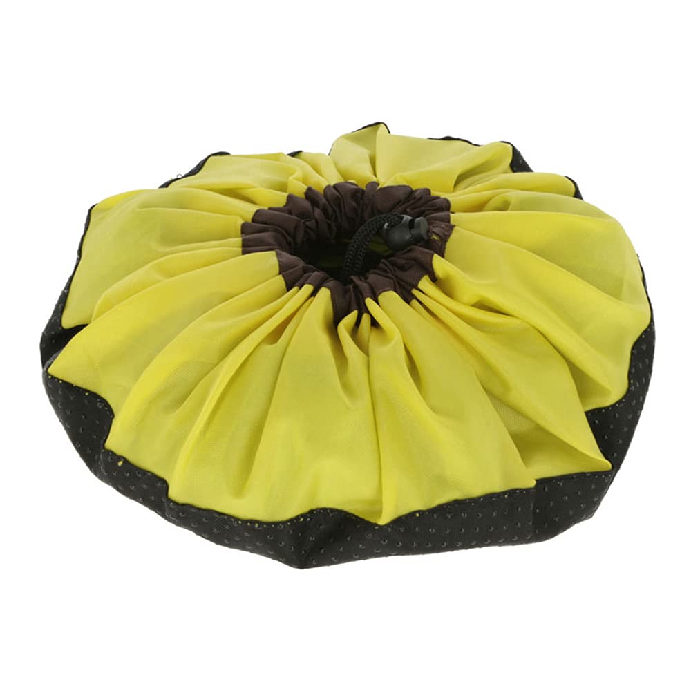kerbl-tapis-renifler-bowl-2-en-1-jaune-vert-blanc-60cm image 2