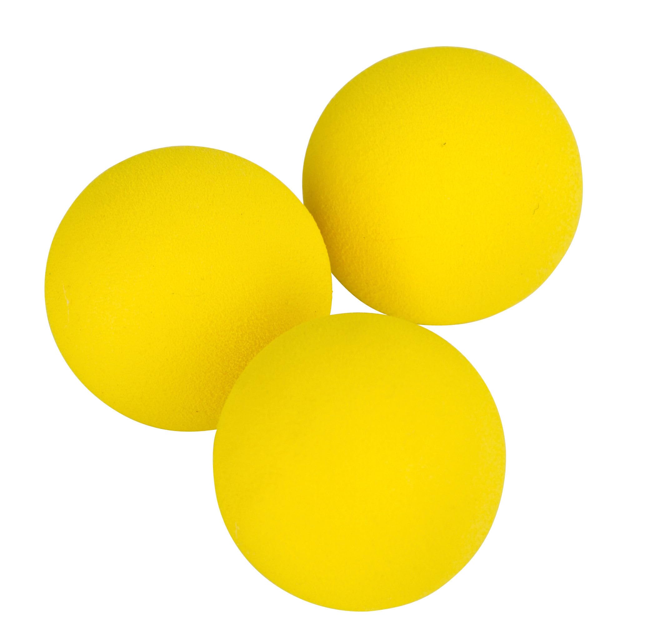 kerbl-balle-en-mousse-pour-chat-jaune-4-5-cm-lot-de-3 image 1