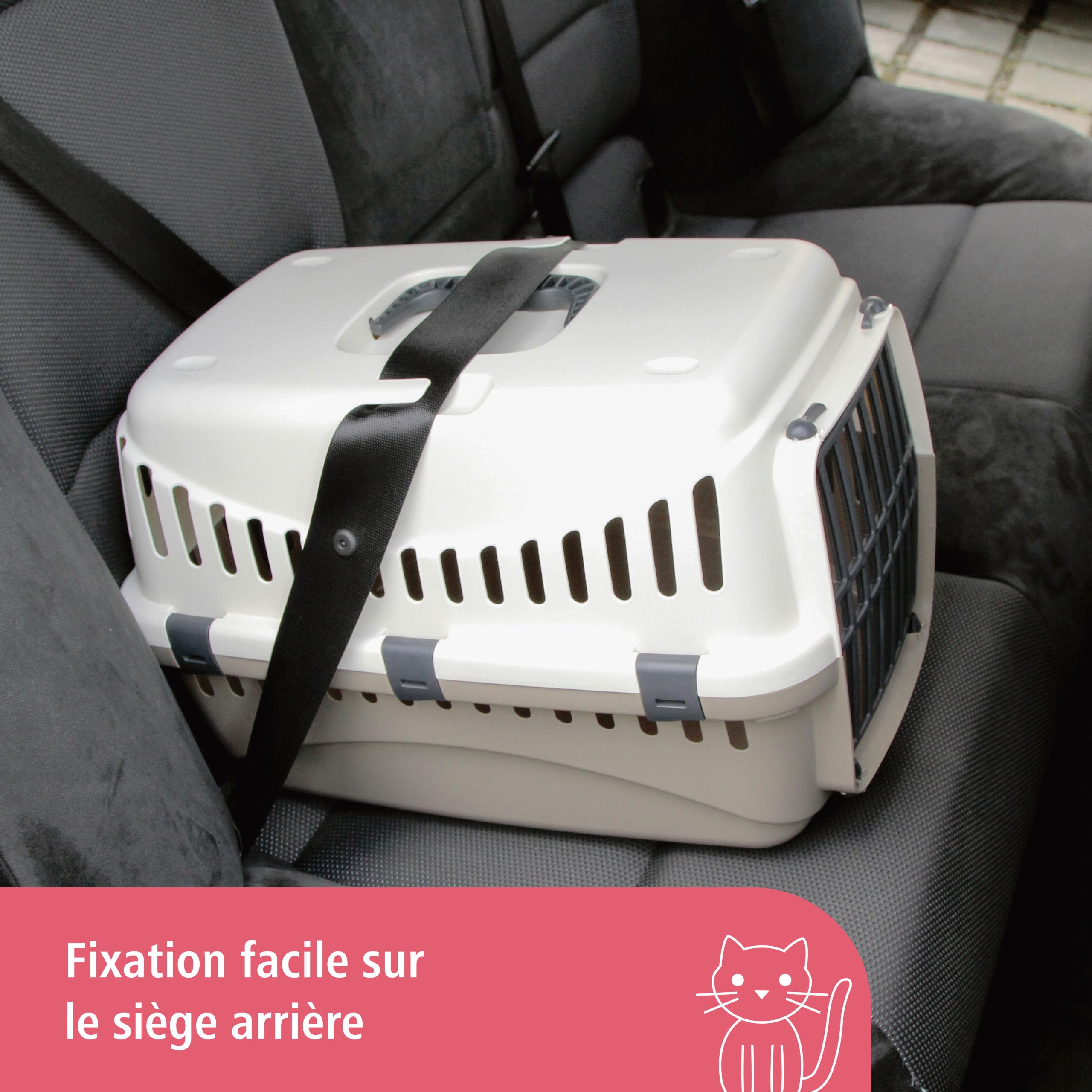 kerbl-pet-expedion-cage-de-transport-cr-me-taupe-45x30x30-cm image 3