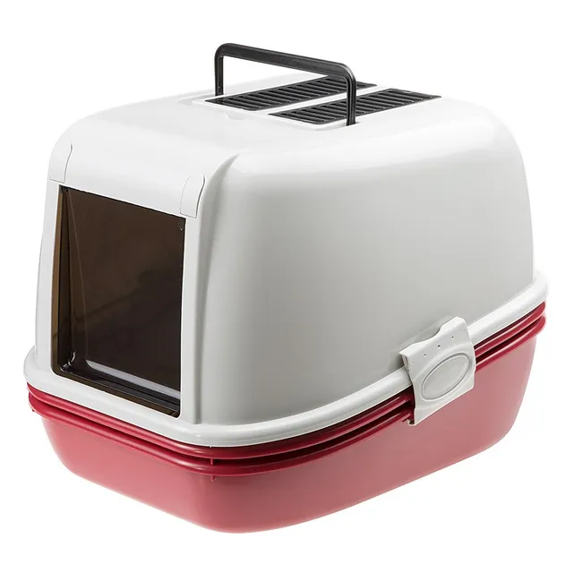 ferplast-magix-maison-de-toilette-pour-chat-avec-tamis-45-5-x-55-5-x-h-41-cm-bor image 1