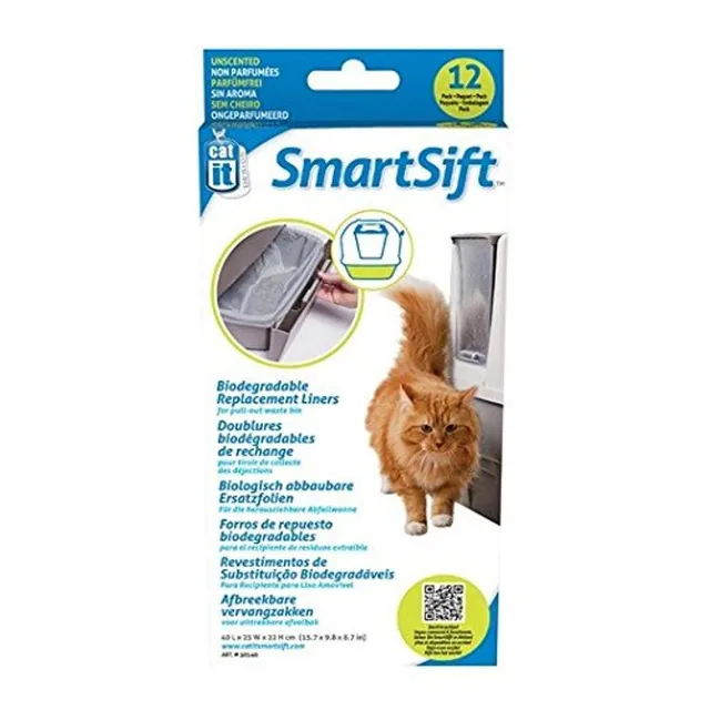 catit-design-smartsift-sacs-doublures-biod-gradables-pour-tiroir-lot-de-12 image 1