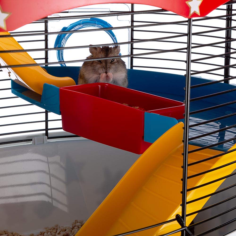 ferplast-circus-fun-cage-3-tages-pour-hamster-et-souris-49-5-x-34-x-42-5-cm-noir image 4
