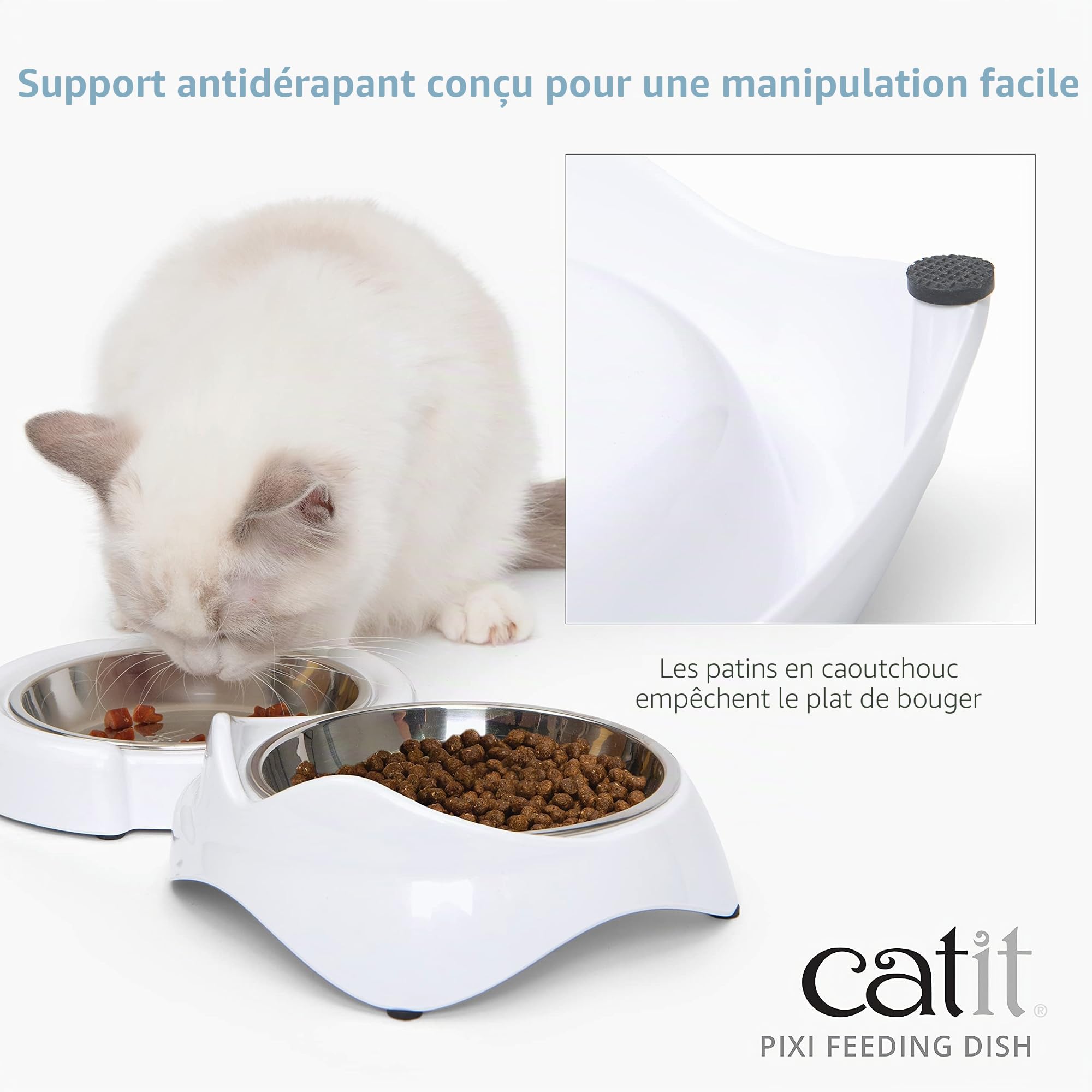 catit-pixi-gamelle-simple-blanche-200-ml image 5