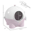 pawhut-bac-liti-re-pour-chat-ferm-avec-couvercle-et-tapis-anti-fuites-rose-clair image 5