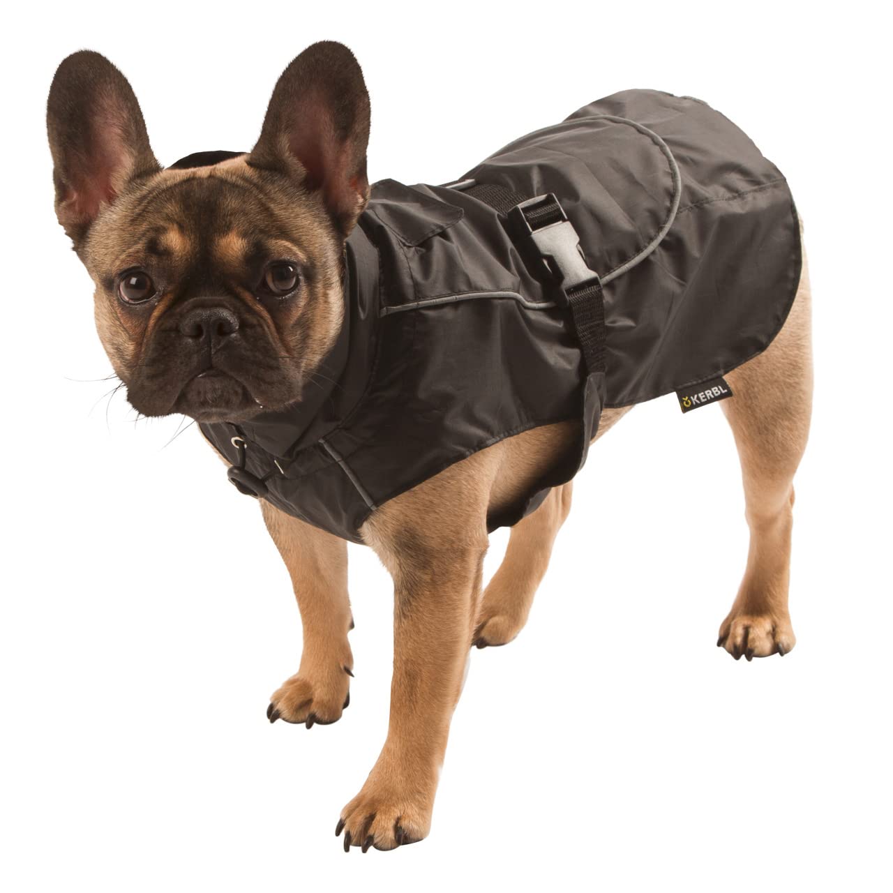 kerbl-forks-manteau-de-pluie-pour-chien-noir-taille-l-45-cm-imperm-able image 2