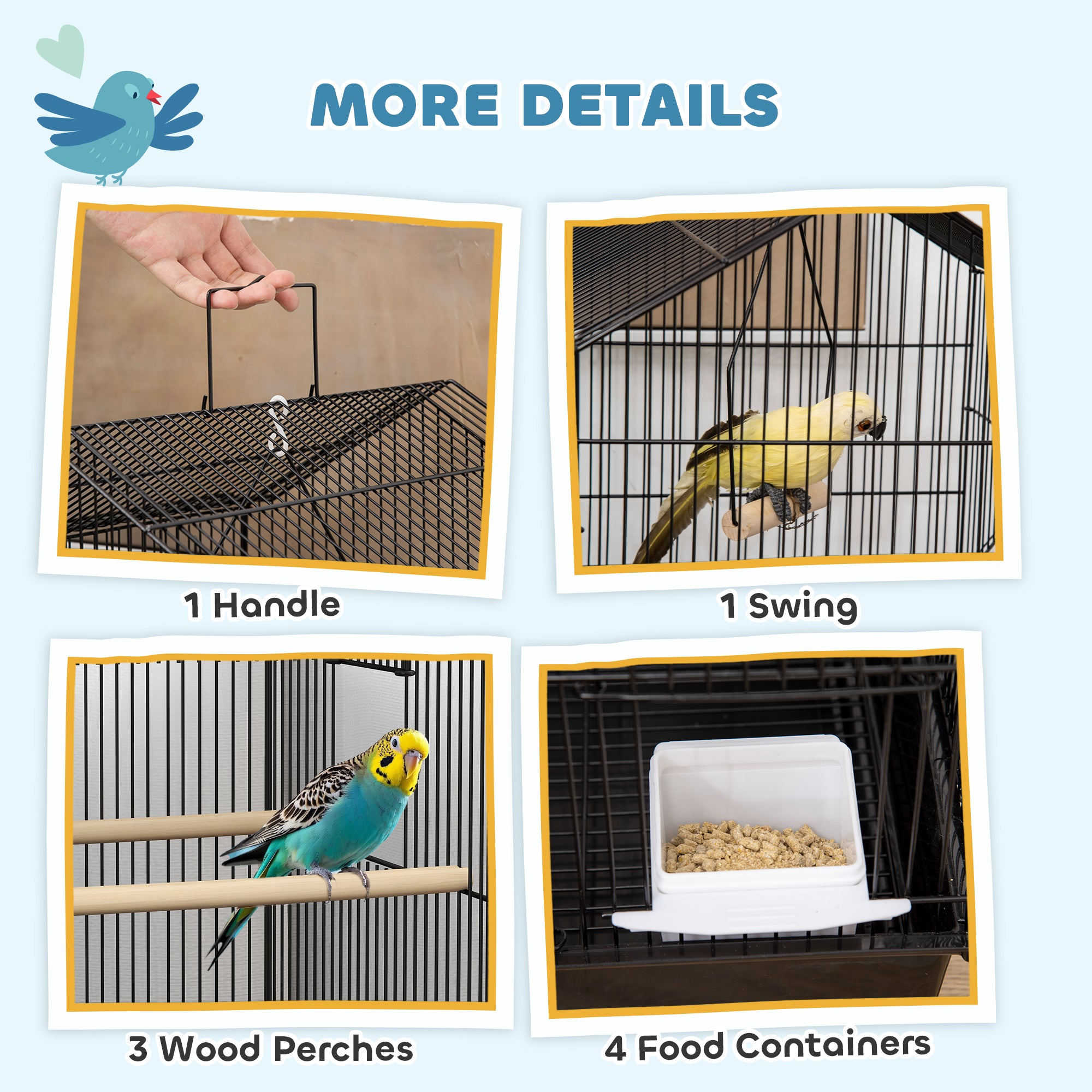 pawhut-cage-oiseaux-acier-avec-acc-s-facile-pour-perruches-43-x-32-5-x-104-cm image 6
