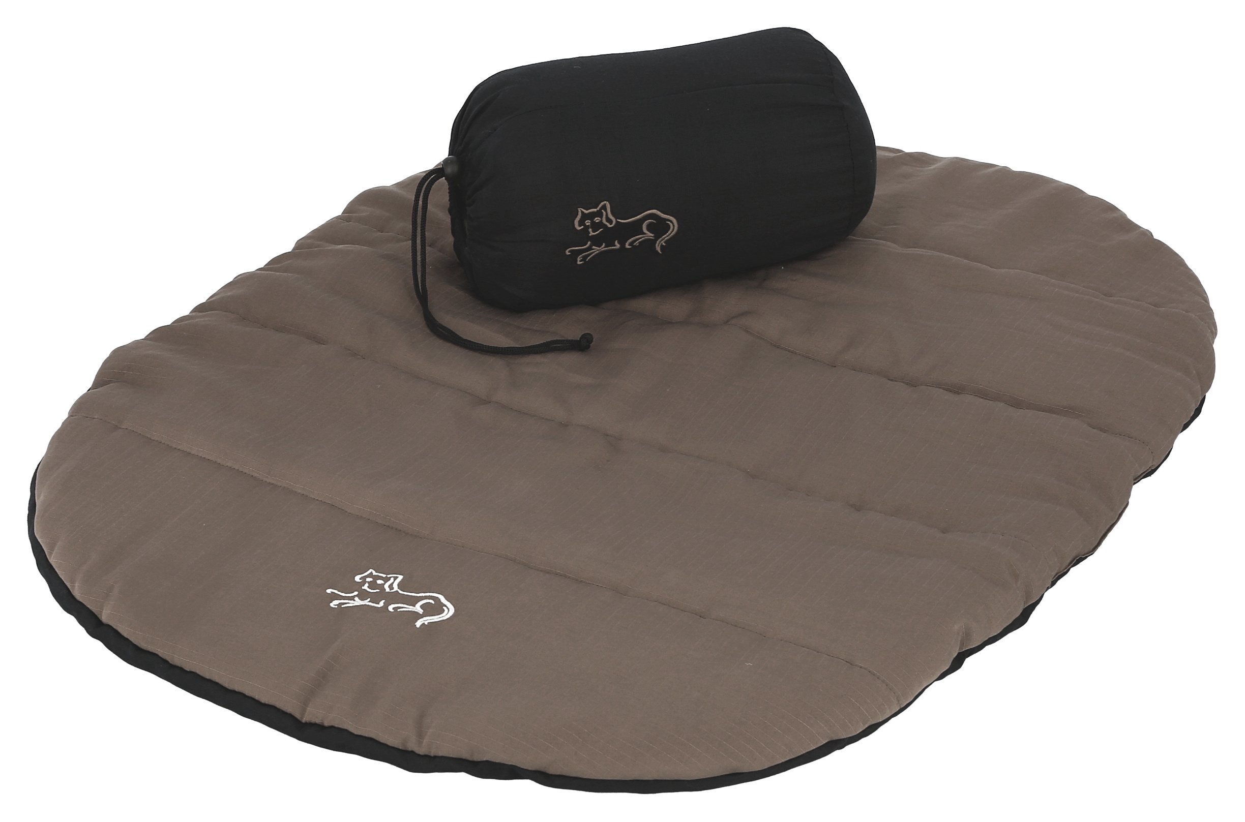 kerbl-pet-coussin-traveler-85x65cm-taupe-enroulable-avec-housse image 5