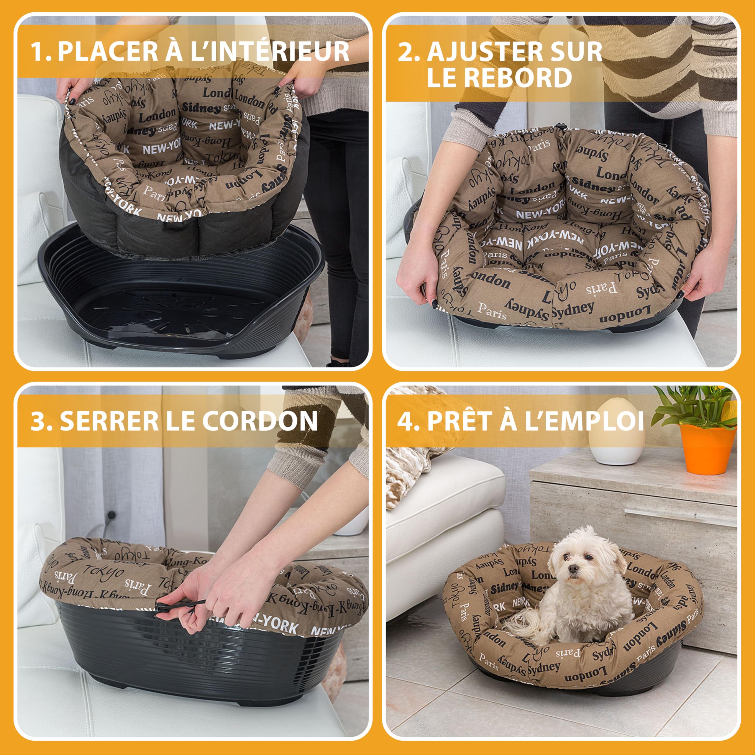ferplast-sof-coussin-de-rechange-pour-niche-chien-et-chat-xxs-gris-52-x-39-cm image 5