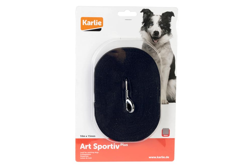 karlie-art-sportiv-laisse-pour-chien-noir-10-m-x-15-mm image 2