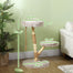 pawhut-arbre-chat-tour-35-pouces-poteaux-bois-couchage-et-jouet-marron image 5
