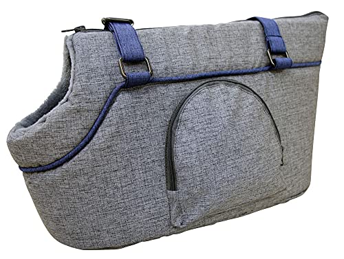 kerbl-sac-de-transport-marie-gris-bleu-40-x-20-x-21-cm image 4