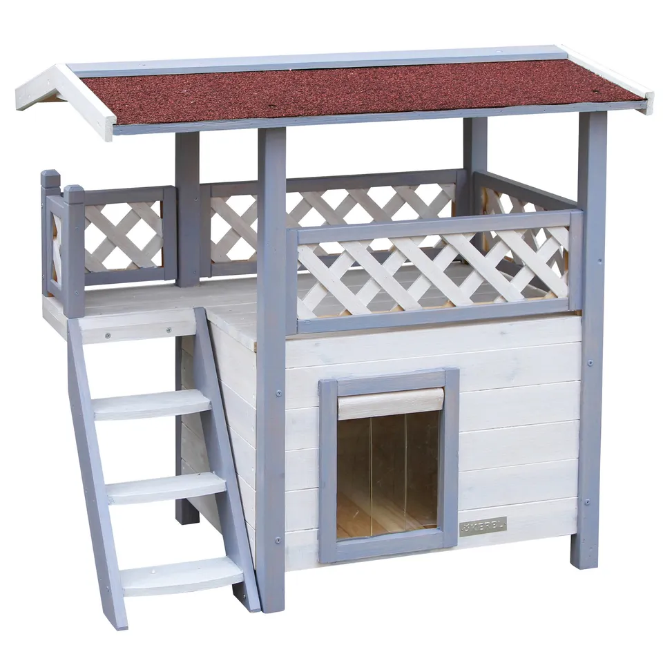 kerbl-lodge-ontario-cabane-chat-ext-rieur-2-tages-77-x-50-x-73-cm image 1