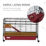 pawhut-cage-petits-animaux-41-pouces-avec-mangeoire-roulettes-rampe-et-plateform image 5