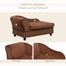 pawhut-canap-chien-avec-coffre-de-rangement-cach-mousse-5-cm-marron-petits-chien image 7