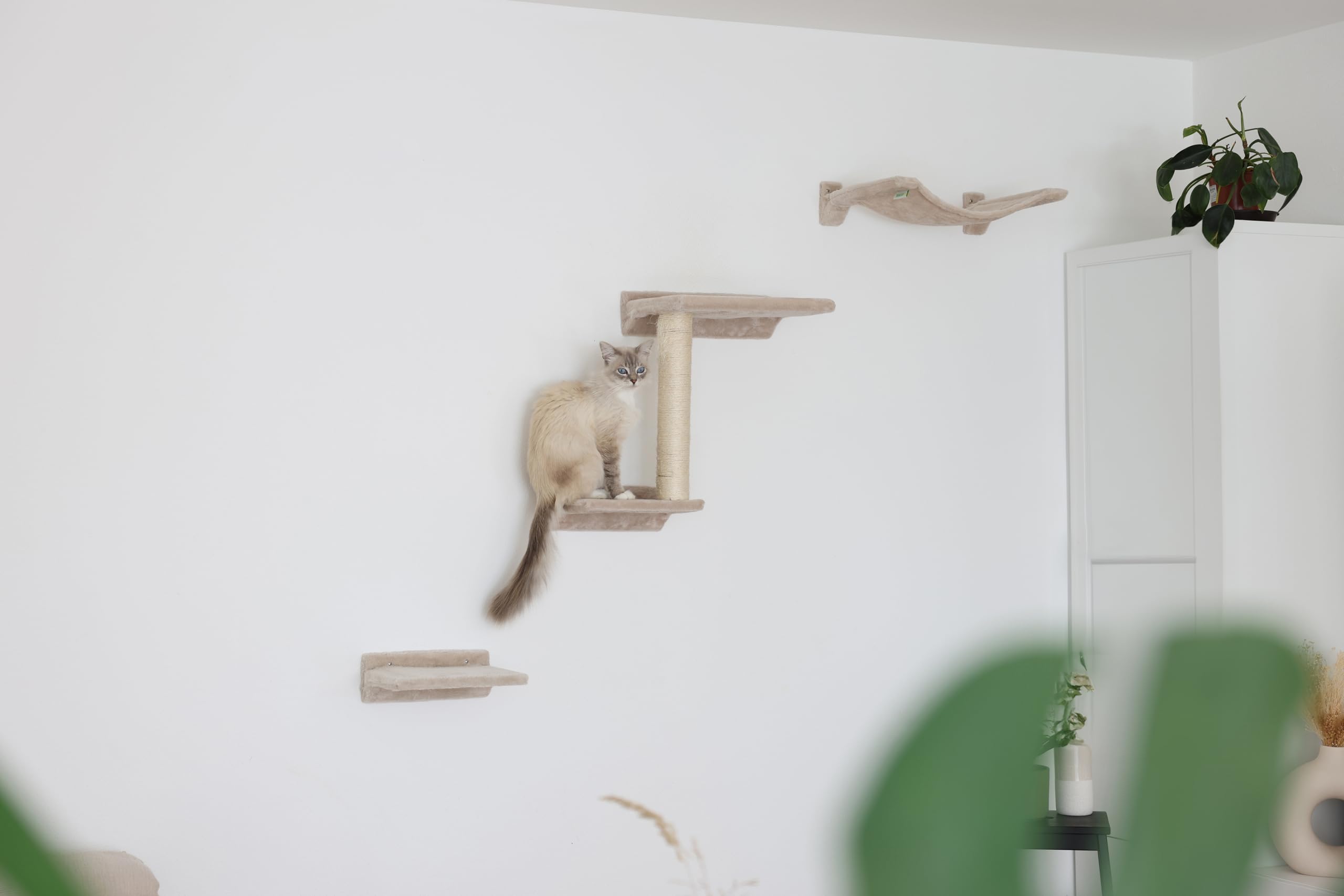 kerbl-maxi-pet-zugspitze-mur-d-escalade-chat-beige-5-pi-ces image 2