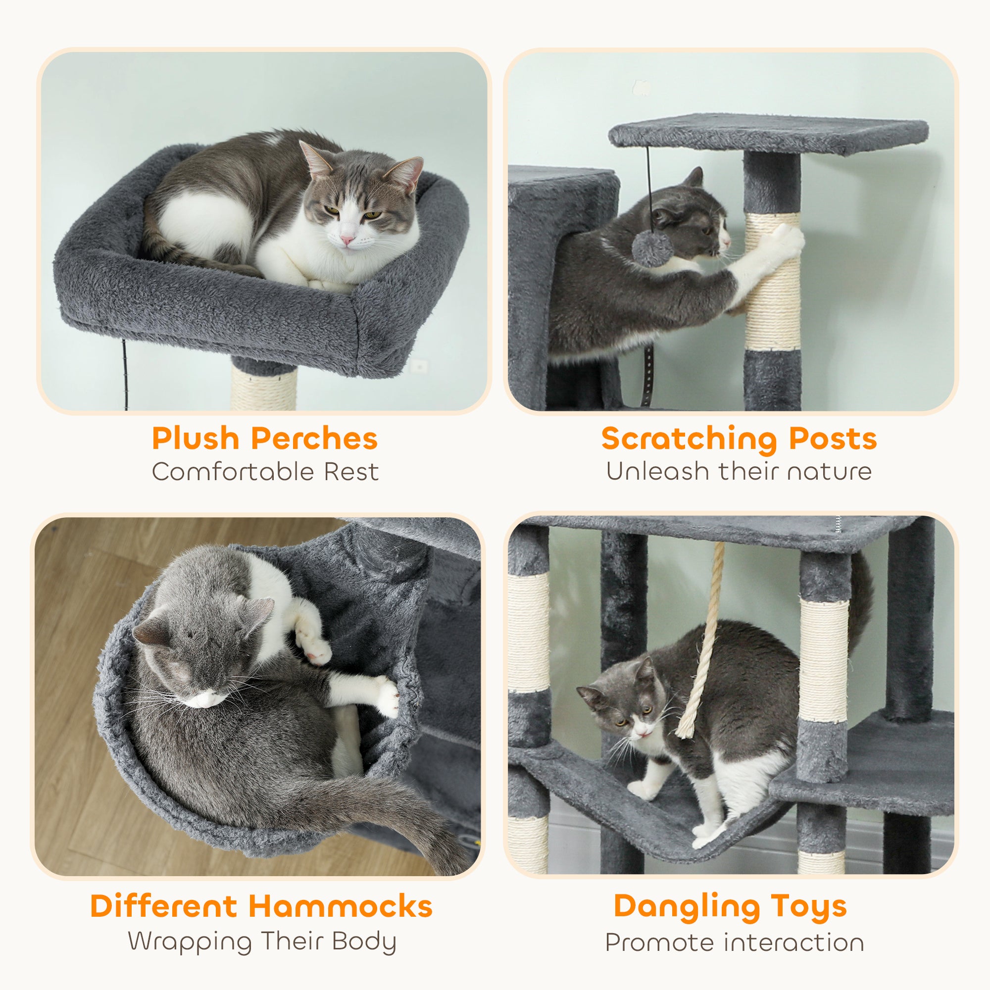 pawhut-arbre-chat-g-ant-202-cm-multi-niveaux-6-griffoirs-2-niches-2-perchoirs-2- image 8
