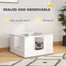 pawhut-caisse-de-mise-bas-chien-avec-tapis-imperm-able-et-entr-e-r-glable-petits image 8