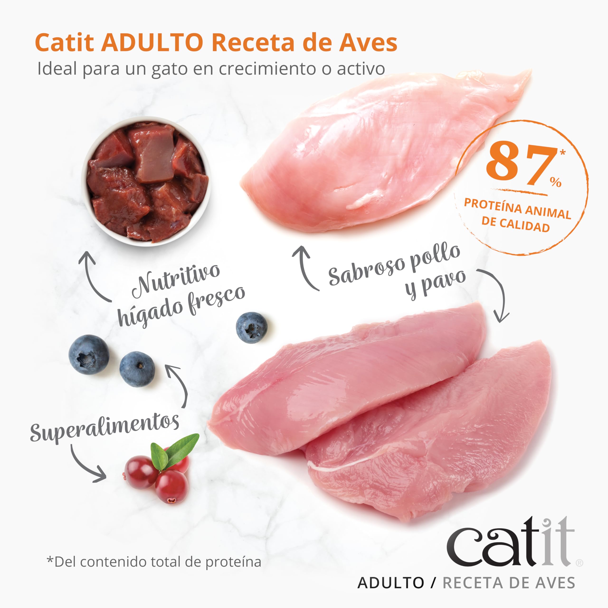 catit-recipes-adulte-oiseaux-400-g-croquettes-chat image 3