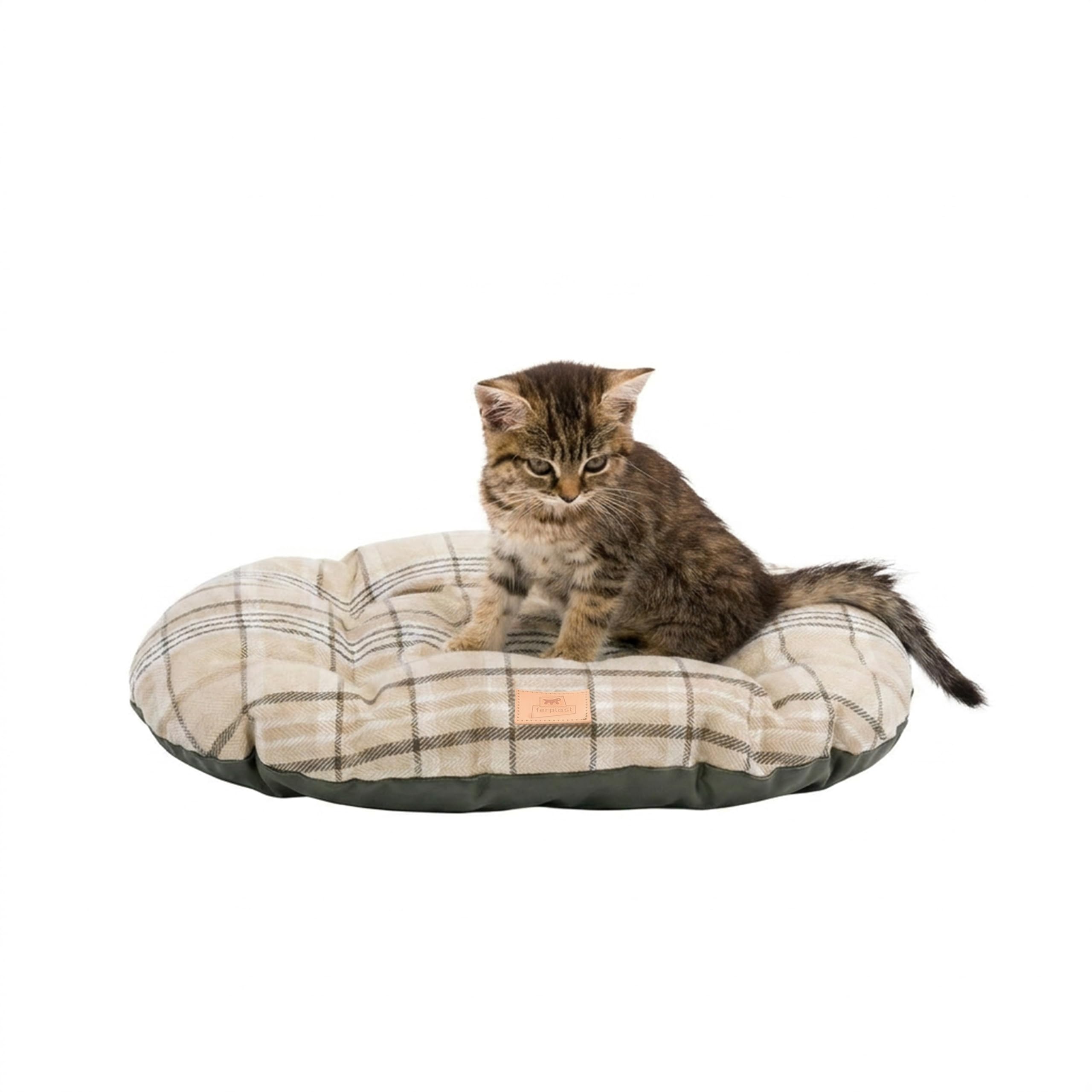 ferplast-scott-45-2-coussin-double-face-chien-chat-43-x-30-cm-marron-cossais image 1