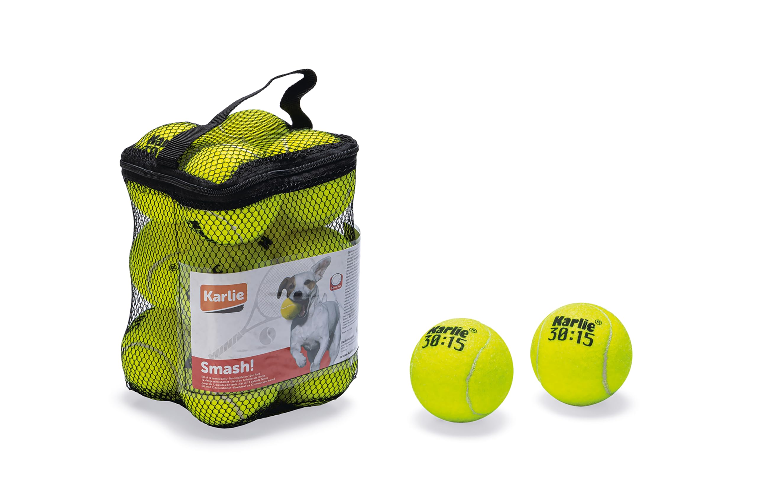 karlie-balle-de-tennis-pour-chien-6-cm-lot-de-12 image 3