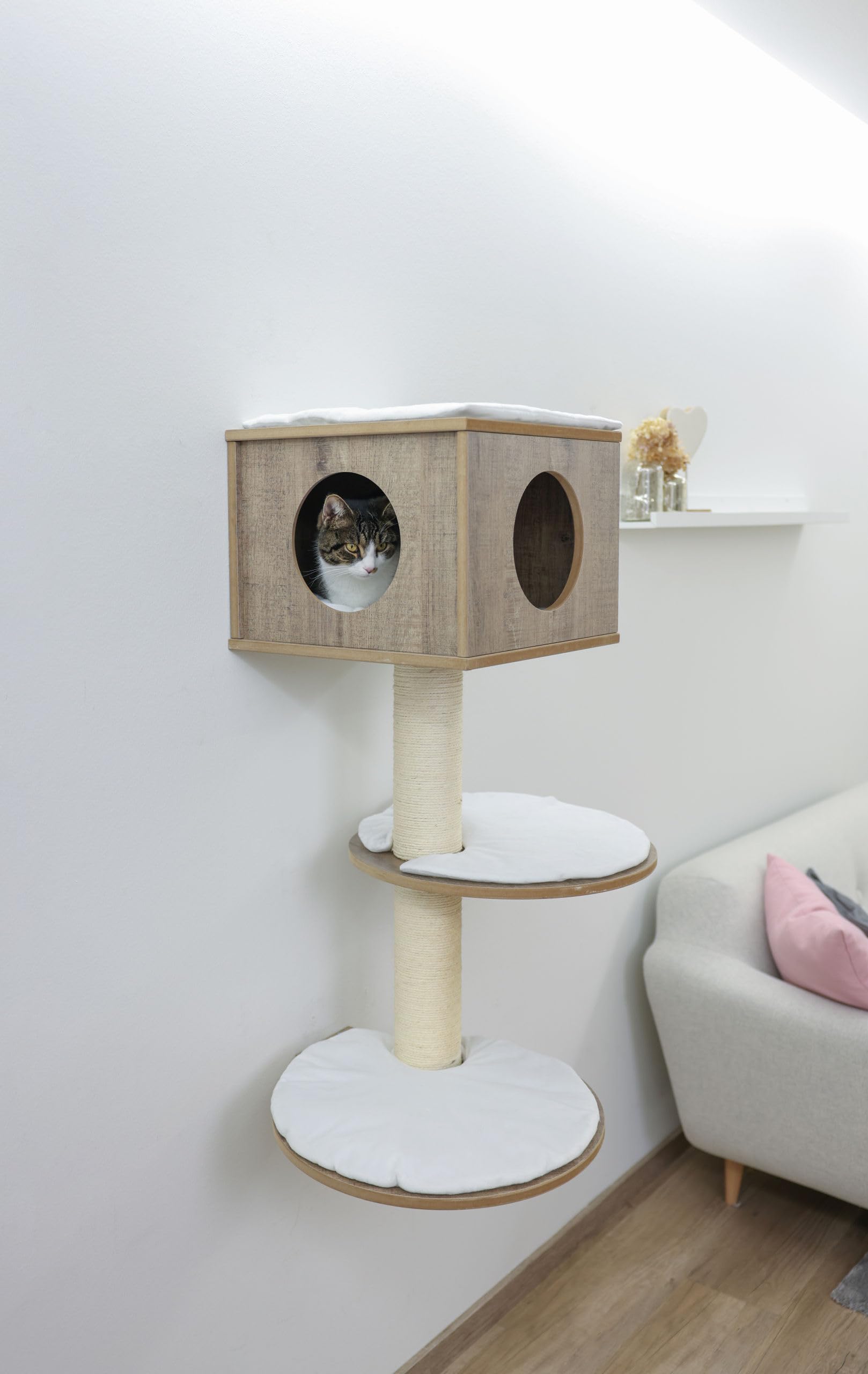 kerbl-pet-arbre-chat-mural-dinari-light-niche-couchage image 6