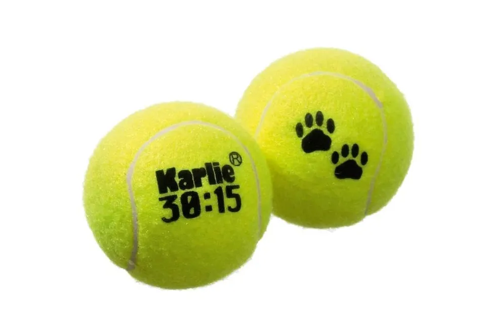 karlie-balle-de-tennis-jouet-pour-chien-lot-de-2-x-6-cm image 1