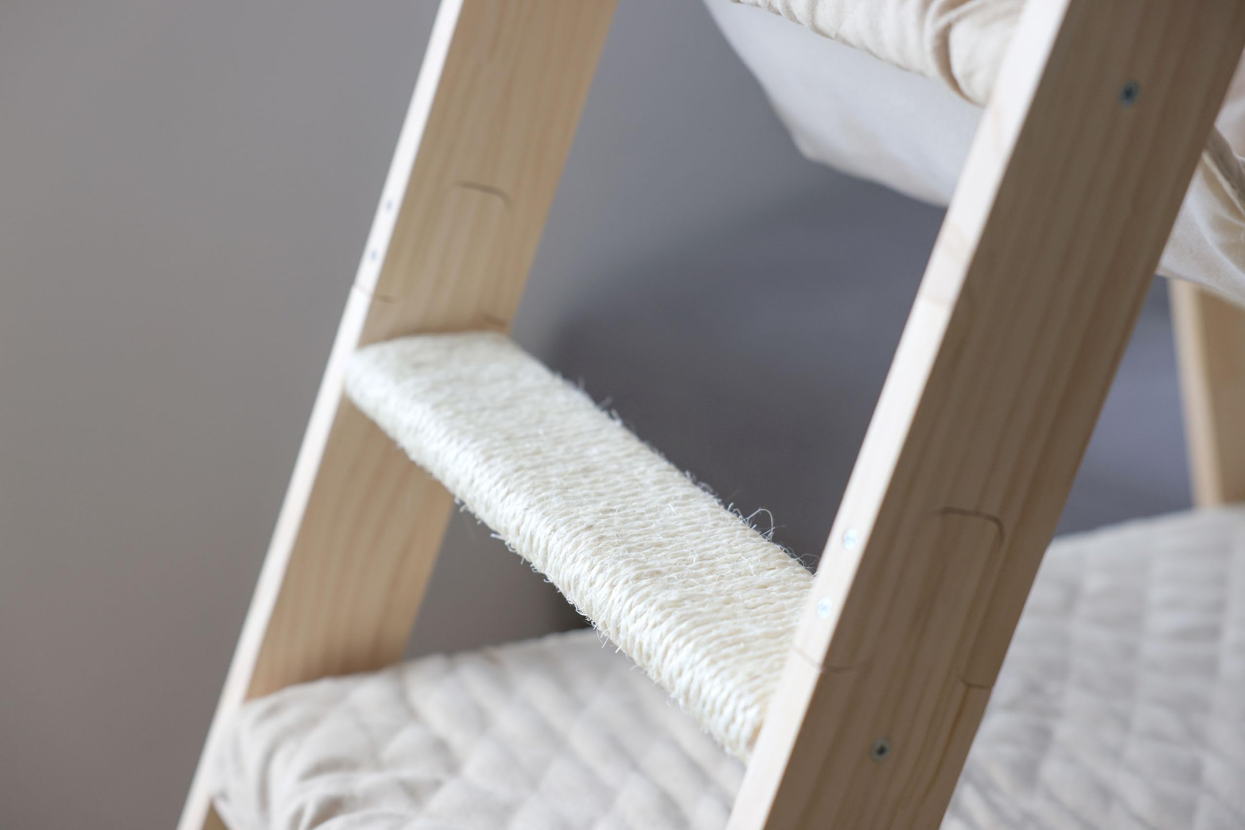 kerbl-pet-ladder-arbre-chat-bois-97-x-35-x-134-cm-naturel-beige-3-couchages image 3