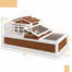 pawhut-maison-tortue-bois-2-tages-3-pi-ces-avec-balcon-et-toit-ouvrable-44-caf image 4