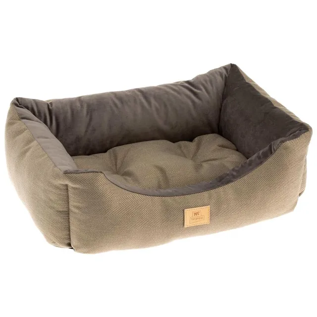 ferplast-chester-80-lit-pour-chiens-et-chats-marron image 1