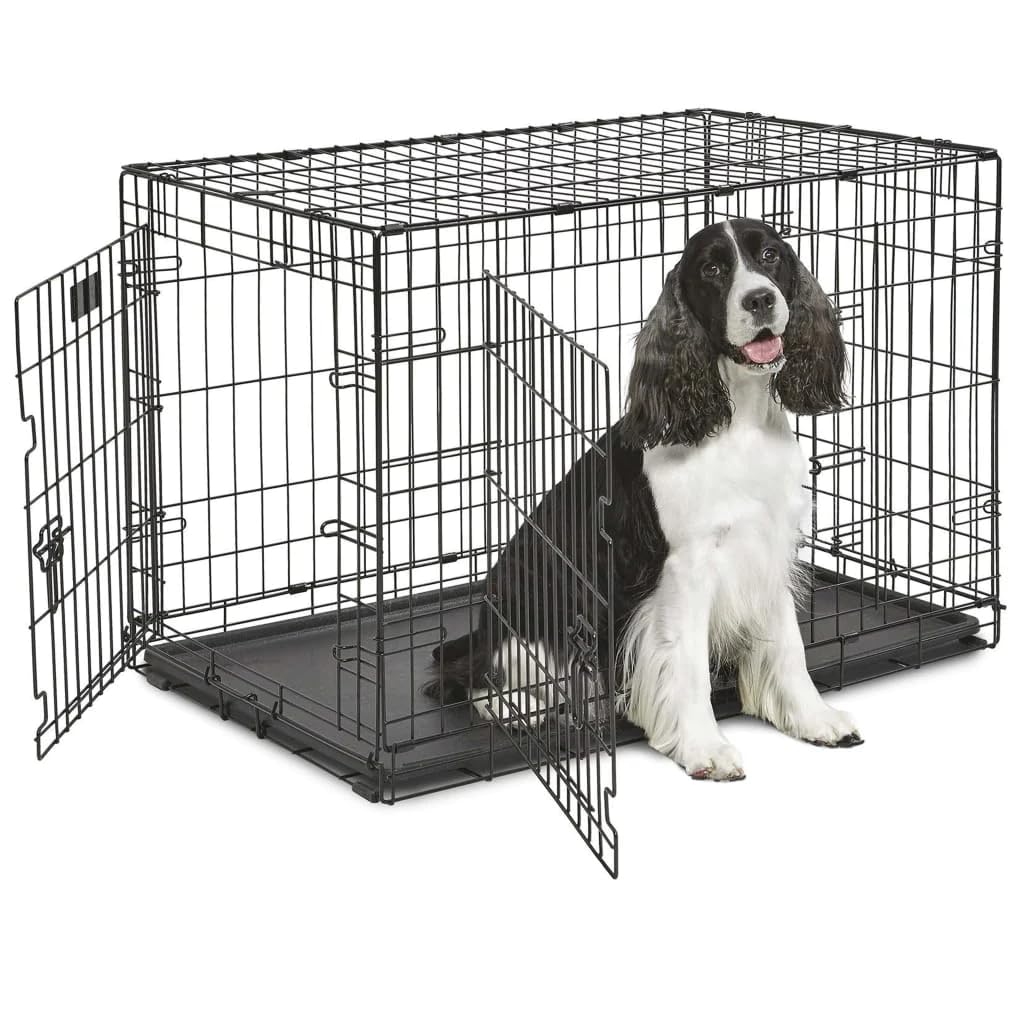 ferplast-dog-inn-90-cage-de-transport-pliable-m-tal-noire-92-7-x-58-1-x-h-62-5-c image 2
