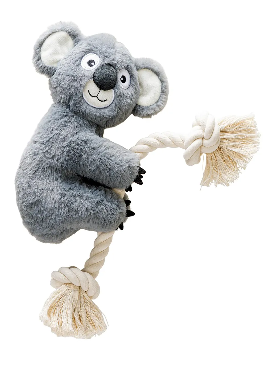 karlie-escalade-koala-jouet-en-peluche-pour-chien-gris-40-x-18-cm image 1