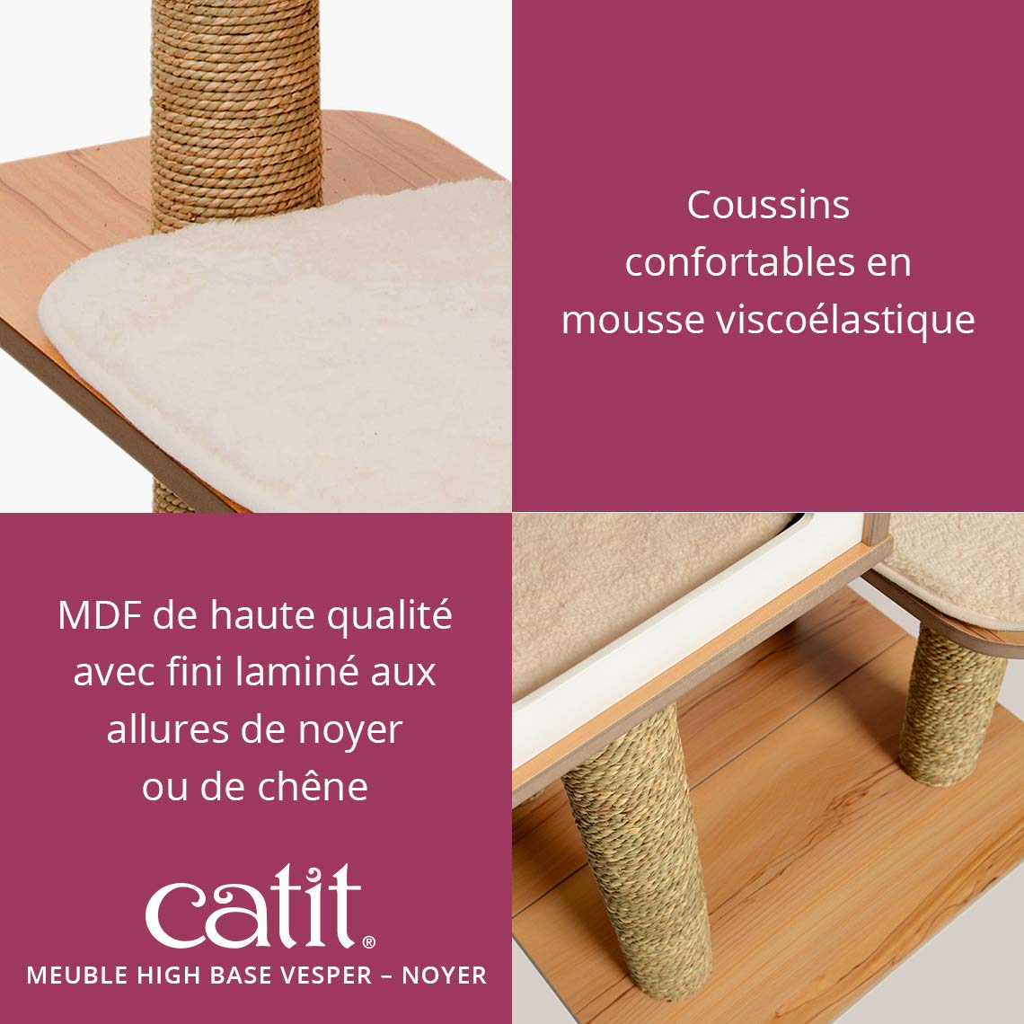 vesper-by-catit-arbre-chat-high-base-52045-noyer-121-cm image 4