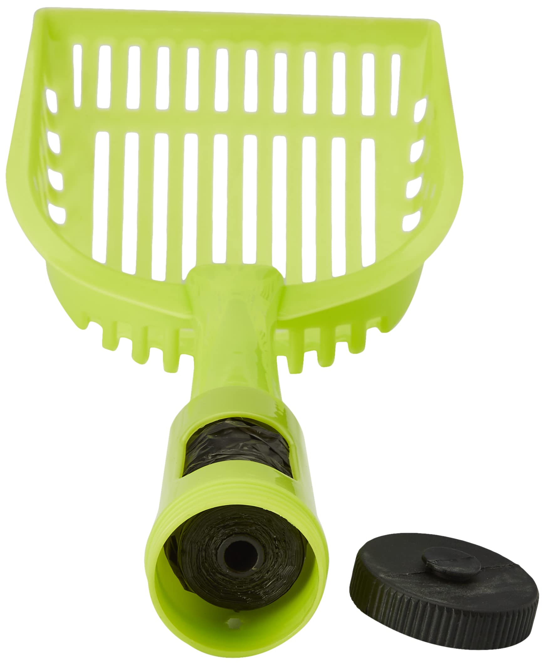 kerbl-pelle-pour-liti-re-avec-distributeur-de-sacs-28x12-5-cm-verte image 3