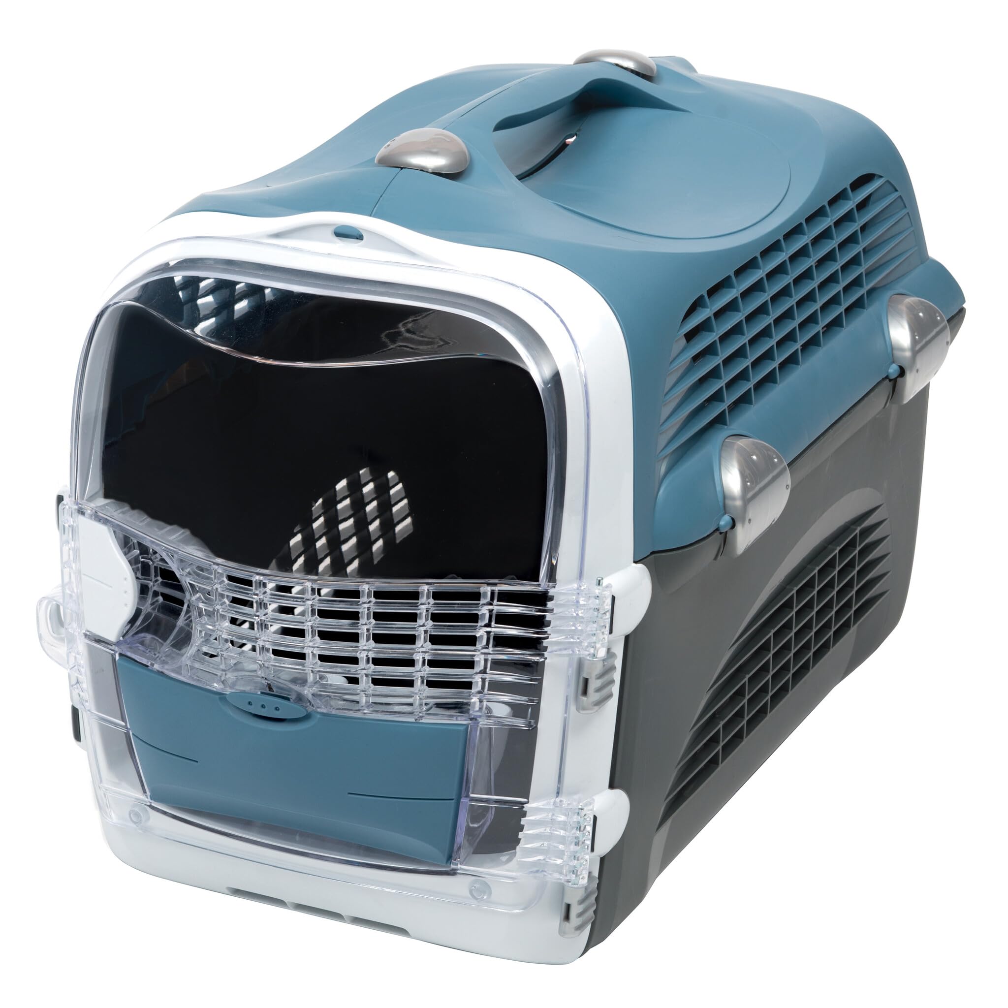 catit-cabrio-porte-chat-multifonction-bleu-gris image 1