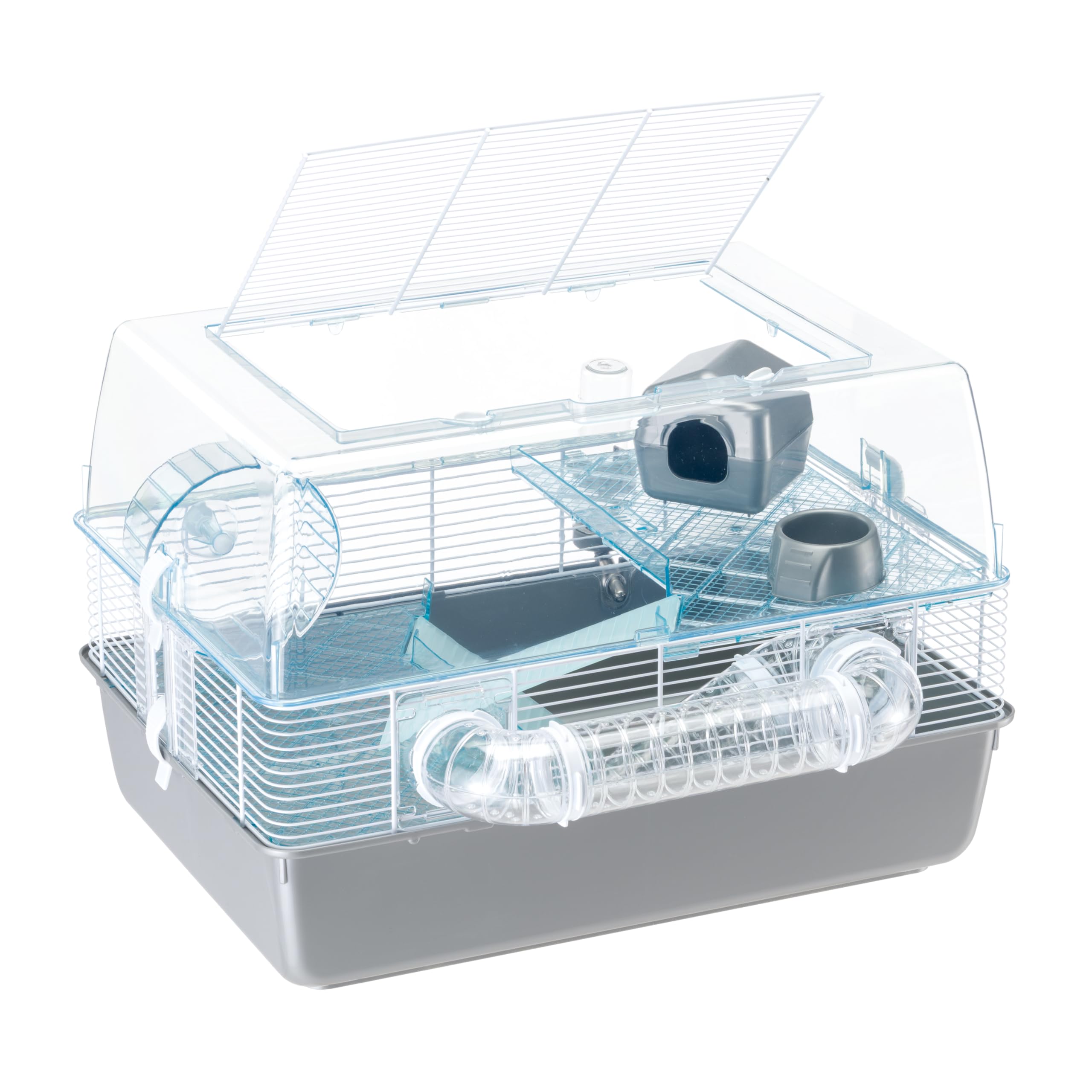 ferplast-duna-fun-cage-pour-hamsters-et-souris-55x47x37-5cm-avec-roue-et-tunnels image 4