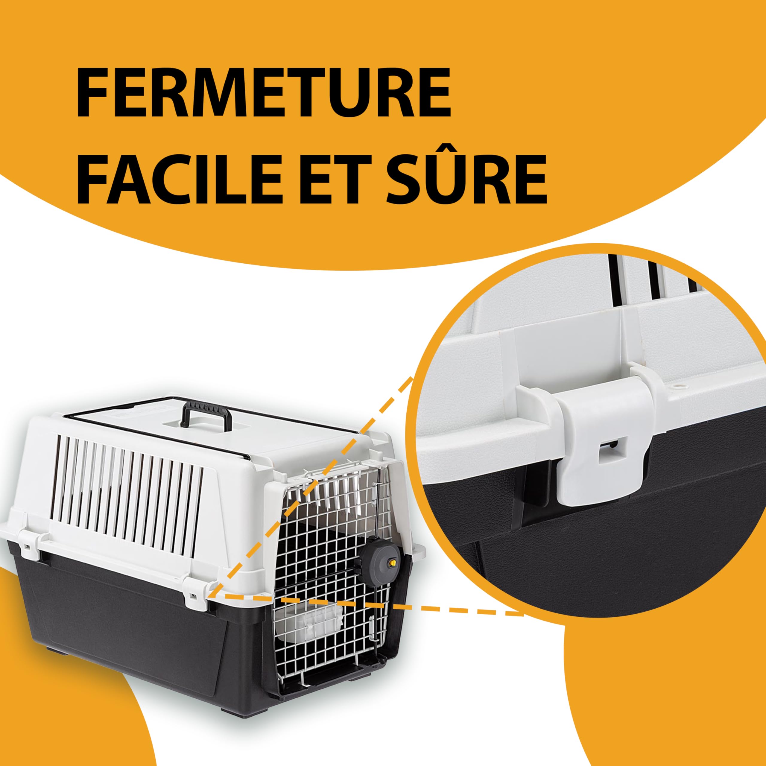 ferplast-atlas-40-caisse-de-transport-chien-moyen-49x68xh45-5-cm-gris image 3