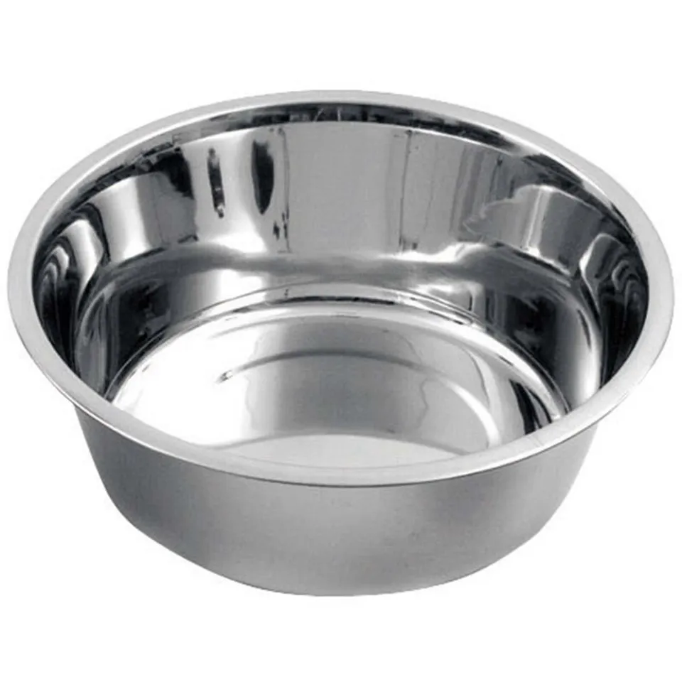 kerbl-gamelle-inox-chien-et-chat-1800-ml-21-x-21-x-7-cm-argent image 1