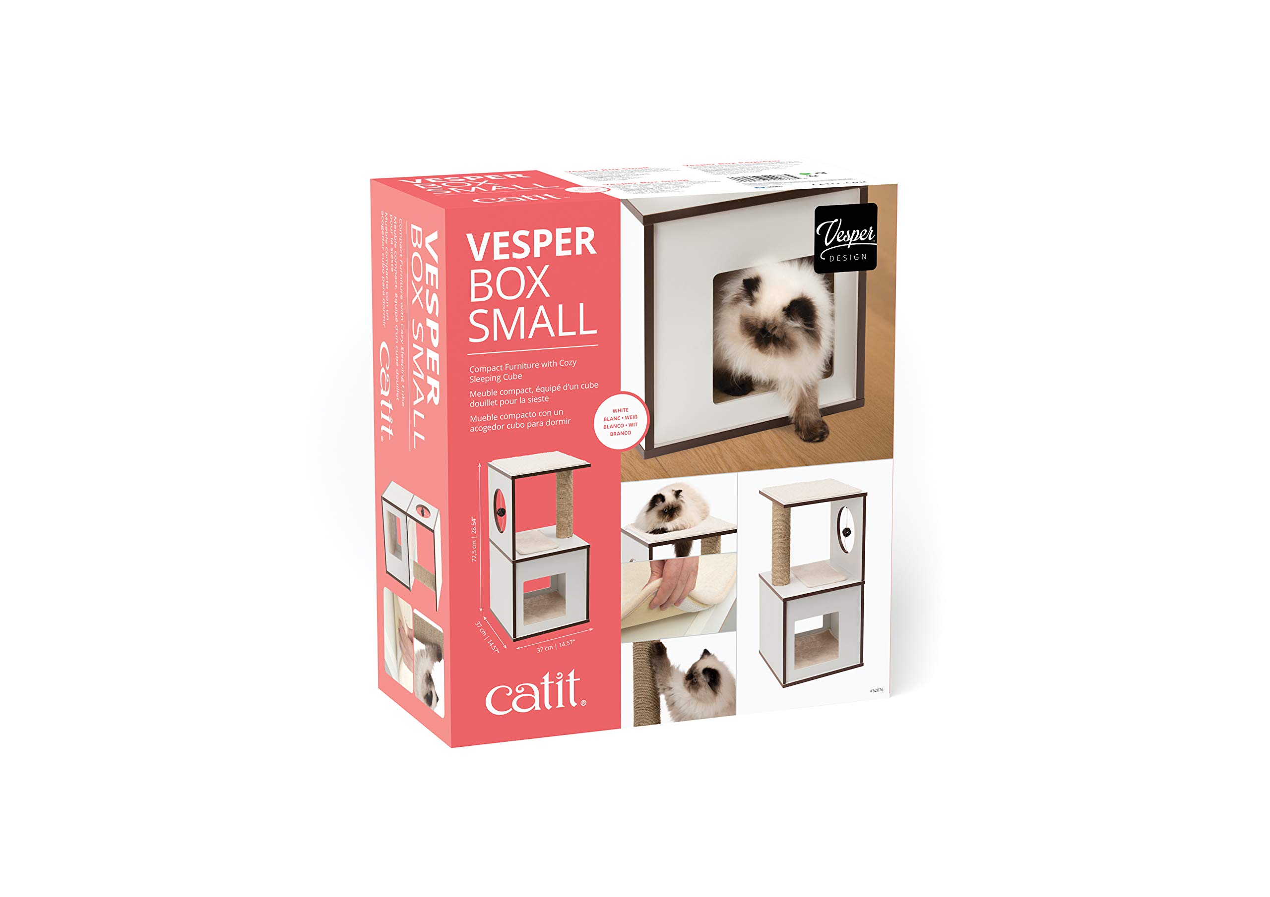 catit-vesper-s-arbre-chat-tabouret-blanc-avec-cube-et-griffoir image 6