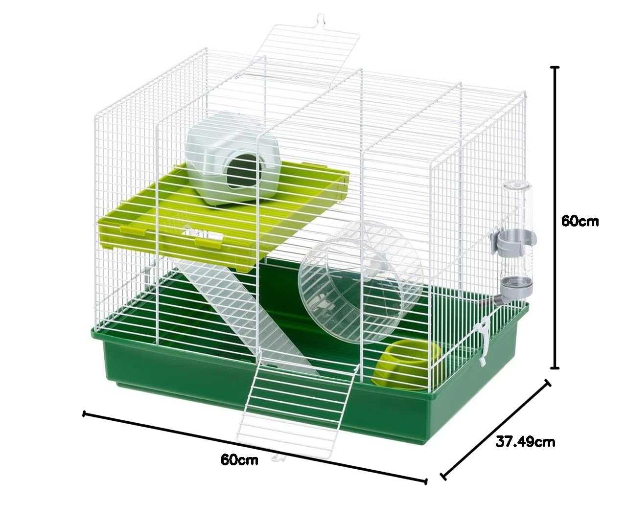 ferplast-hamster-duo-cage-hamster-2-tages-46-x-29-x-h-37-5-cm-avec-accessoires image 8