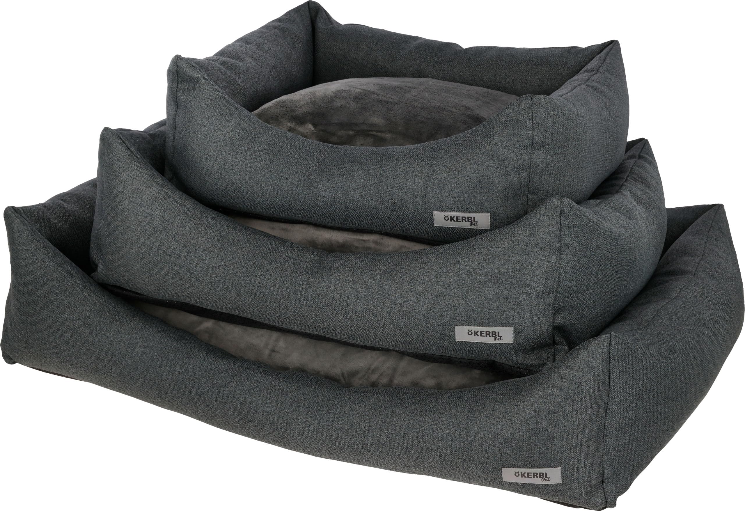 kerbl-pet-platin-ortho-lit-douillet-pour-chien-gris-80-x-60-x-25-cm-coussin-r-ve image 3