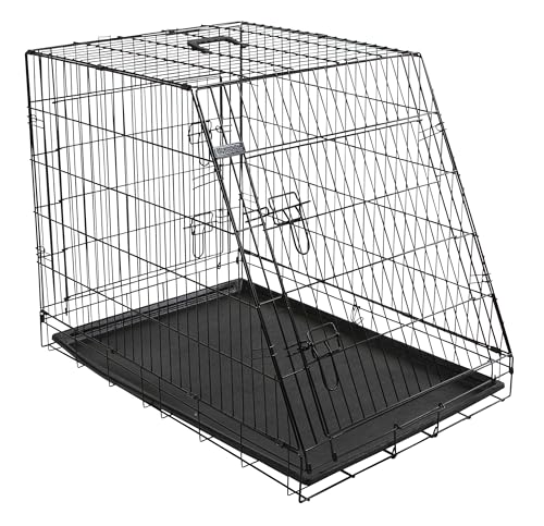 kerbl-cage-de-transport-3-portes-pour-chien-noir-76-x-54-x-64-cm image 6