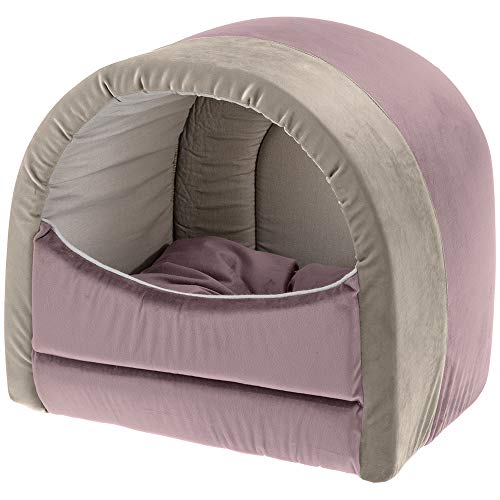 ferplast-majesty-20-maison-velours-chien-et-chat-morado-beige-violet-beige image 3