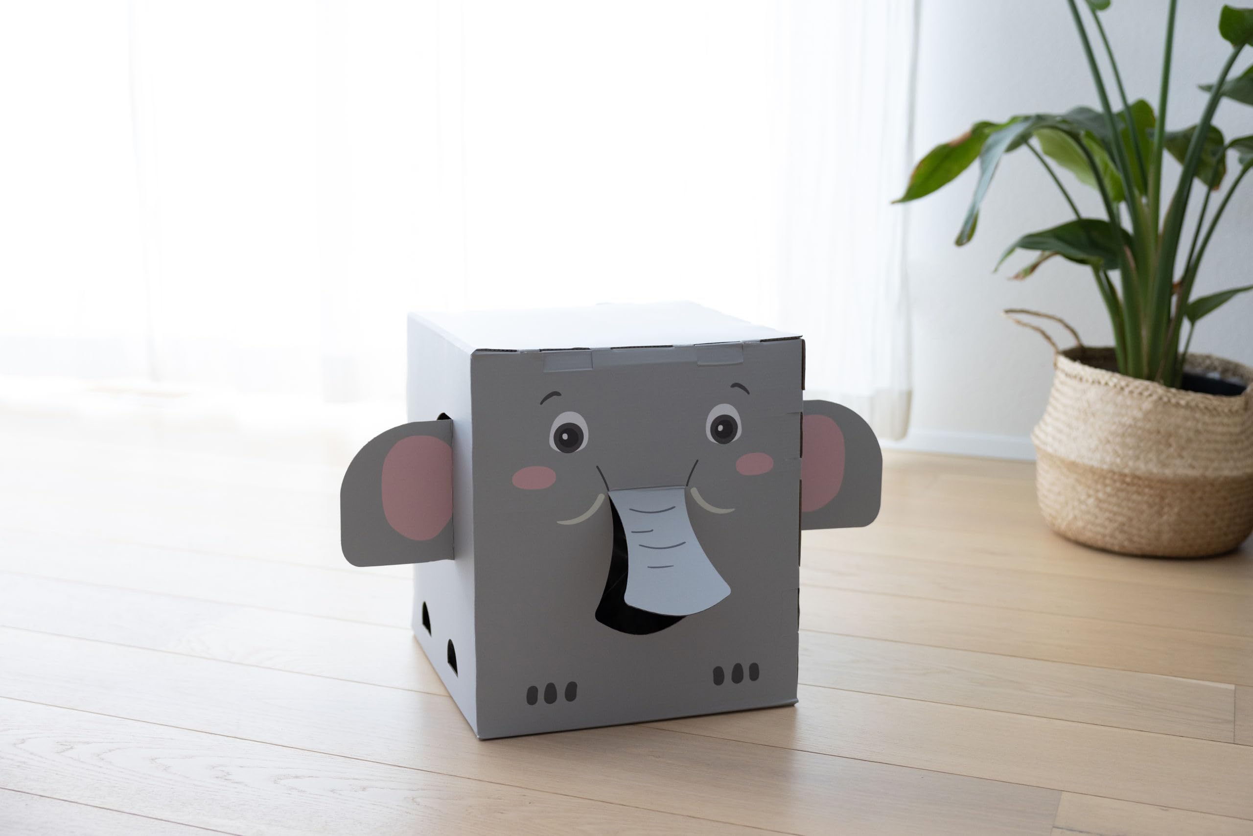 kerbl-pet-maison-griffoir-l-phant-gris-35-x-35-x-39-cm image 7
