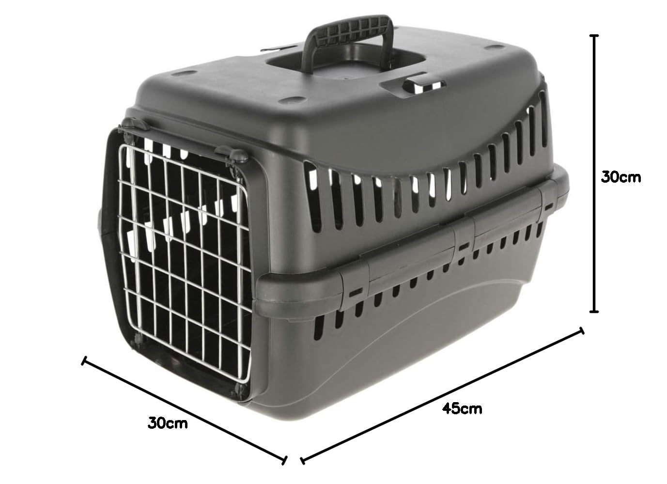 kerbl-pet-expedition-eco-cage-de-transport-pour-chats-et-petits-chiens-45x30x30- image 2